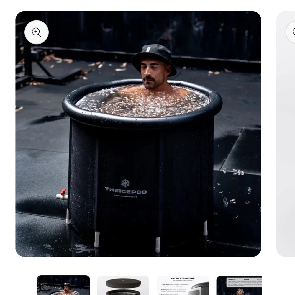 Unopened Ice pod cold plunge